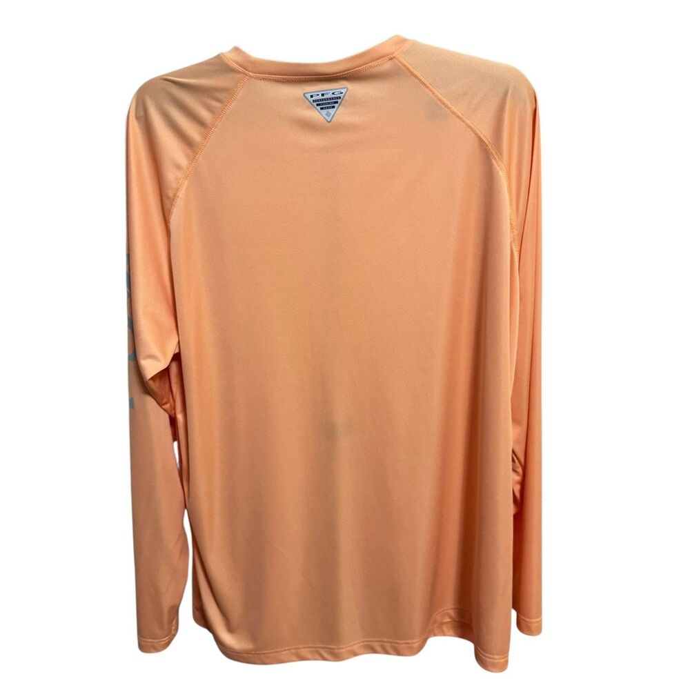 Columbia PFG Melon Long Sleeve Shirt XLarge Orange Fishing‎ - Picture 5 of 12